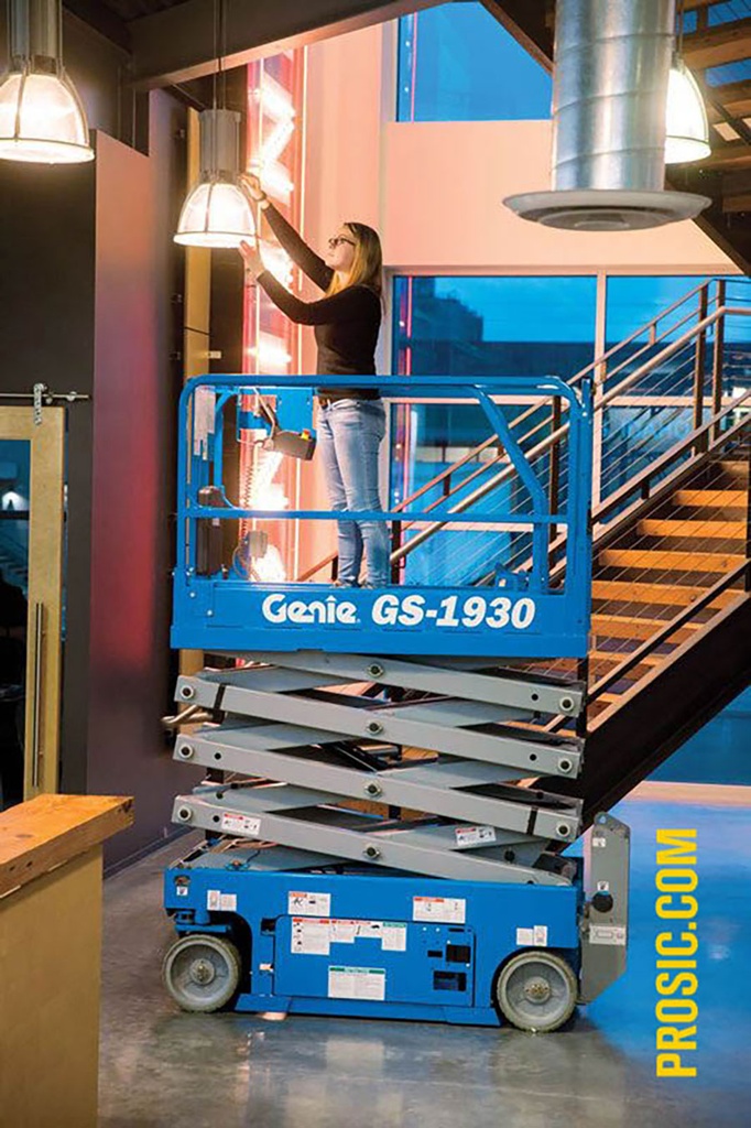 Plataforma Tijera 19 Pies, Eléctrica 5